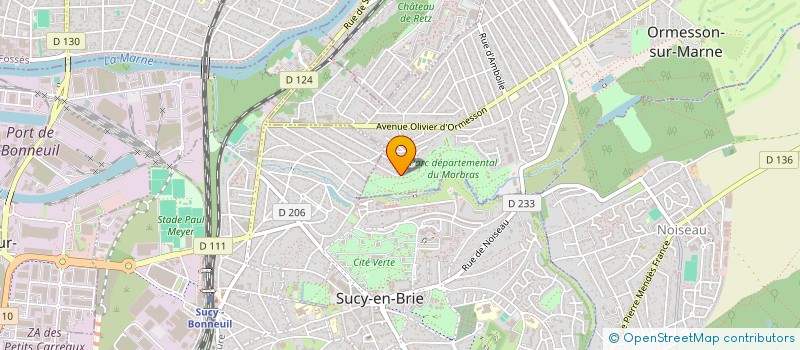 localisation de l'entreprise CORAX  ORMESSON-SUR-MARNE