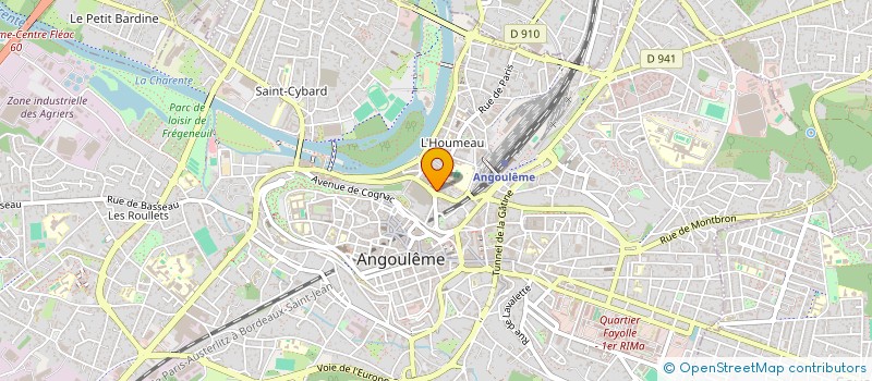 localisation de l'entreprise CORAZON BACHATA STUDIO  ANGOULEME
