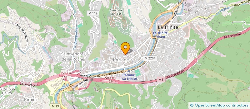 localisation de l'entreprise CORAZON DE MADRE à NICE