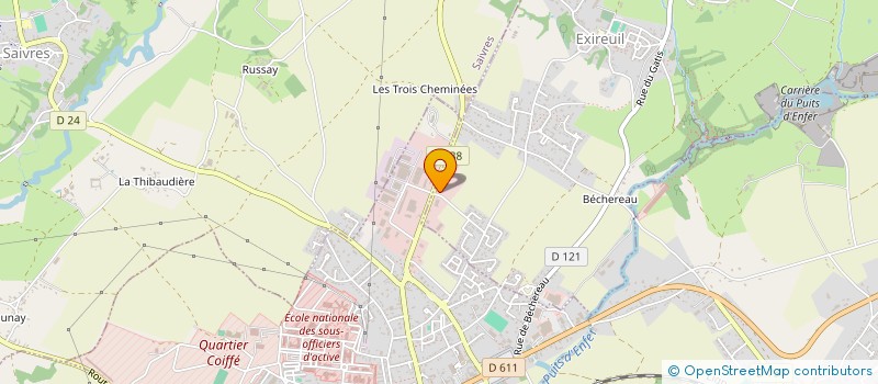localisation de l'entreprise CORB CENTRE OUEST RENOV BATIMENT à EXIREUIL