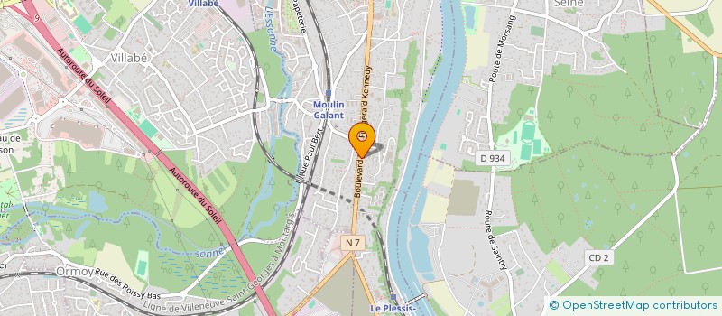 localisation de l'entreprise CORBAIL à CORBEIL-ESSONNES