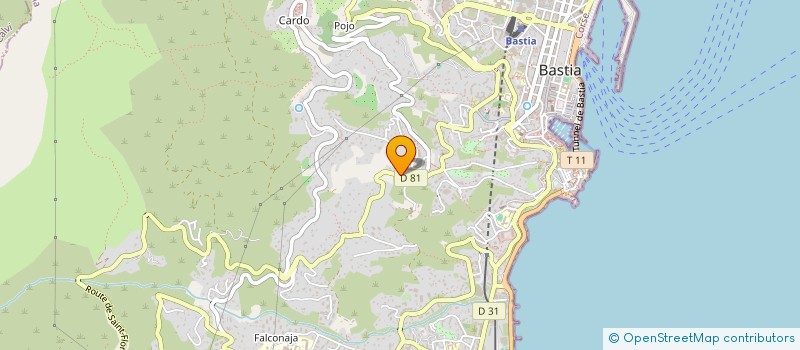 localisation de l'entreprise CORBAJA à BASTIA
