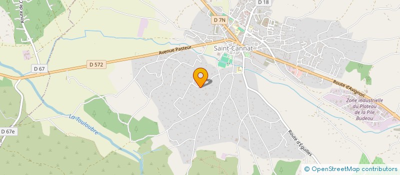 localisation de l'entreprise CORBAT  SAINT-CANNAT