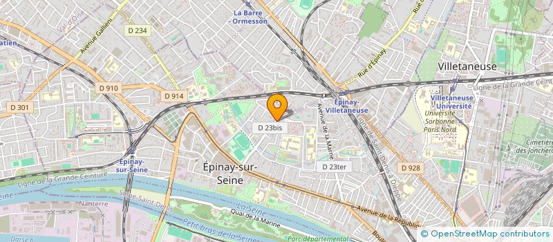 localisation de l'entreprise CORBAT  EPINAY-SUR-SEINE
