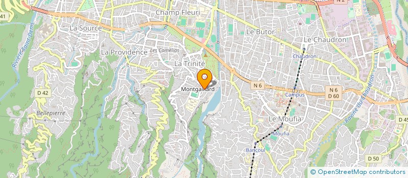 localisation de l'entreprise CORBAT SARL à SAINT-DENIS