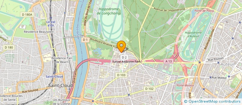 localisation de l'entreprise CORBE ET ASSOCIES CONSEIL  BOULOGNE-BILLANCOURT