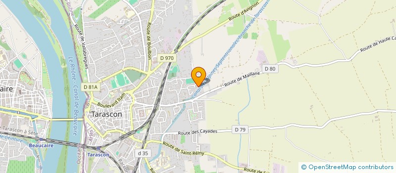 localisation de l'entreprise CORBEAU LAZARE  TARASCON