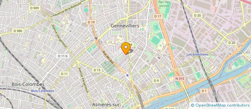 localisation de l'entreprise CORBEIL 2016 à GENNEVILLIERS