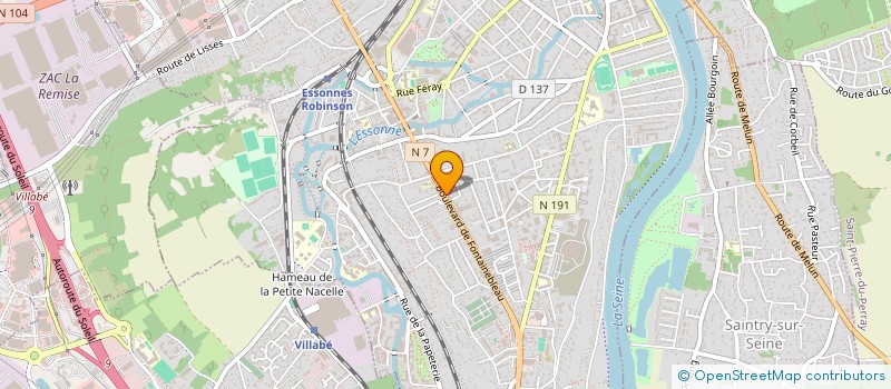 localisation de l'entreprise CORBEIL AUTO BILAN à CORBEIL-ESSONNES