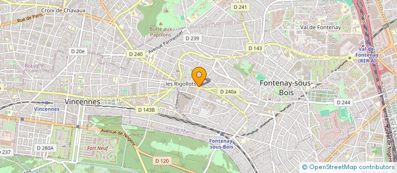 localisation de l'entreprise CORBEIL DE FONTENAY à FONTENAY-SOUS-BOIS
