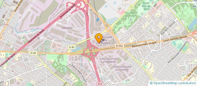 localisation de l'entreprise CORBEIL EXPANSION à AULNAY-SOUS-BOIS
