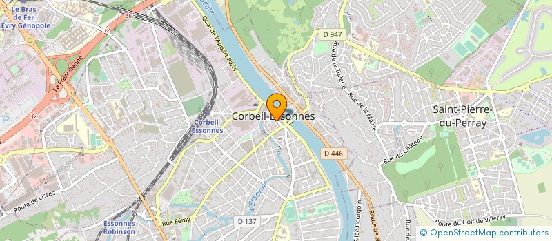 localisation de l'entreprise CORBEIL SNACK à CORBEIL-ESSONNES