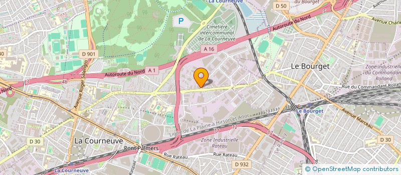 localisation de l'entreprise CORBEILLE DE LA PATATE à LA COURNEUVE