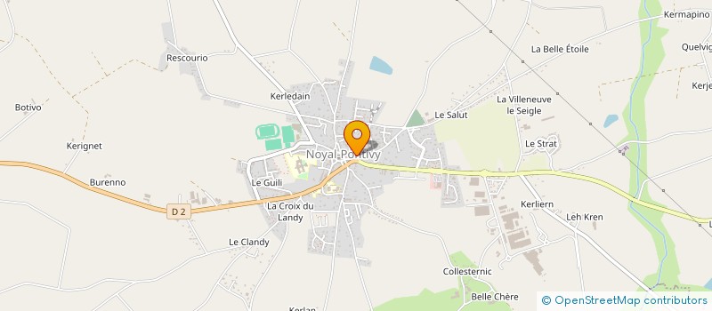 localisation de l'entreprise CORBEL - MARCASTEL  NOYAL-PONTIVY