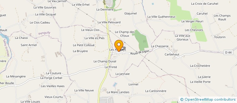 localisation de l'entreprise CORBEL TP  LA MALHOURE