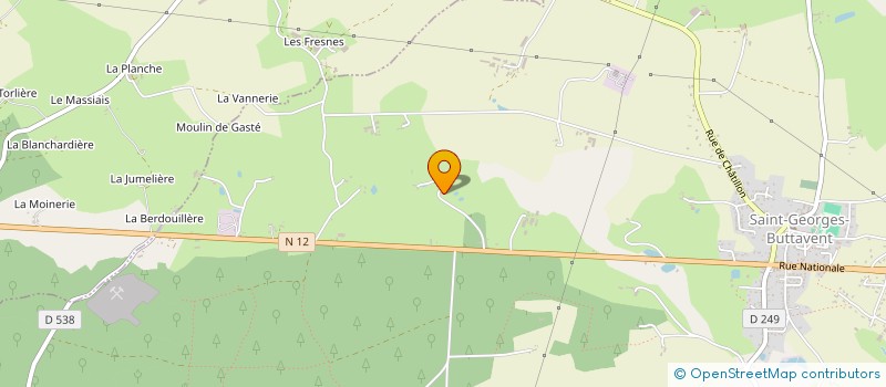 localisation de l'entreprise CORBELIERE  SAINT-GEORGES-BUTTAVENT