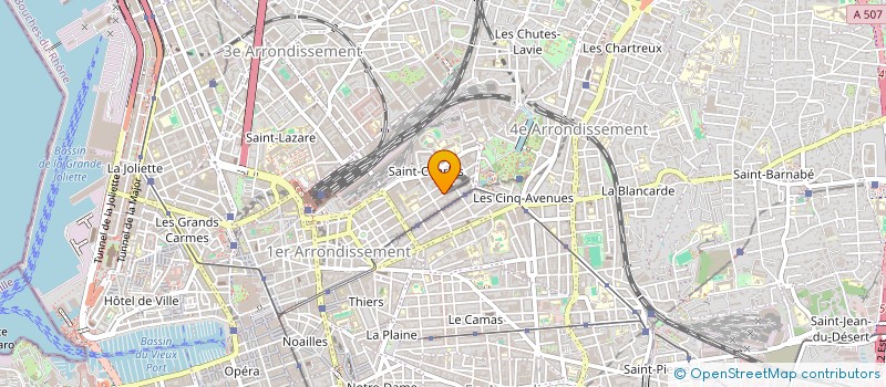 localisation de l'entreprise CORBERA 10 à MARSEILLE