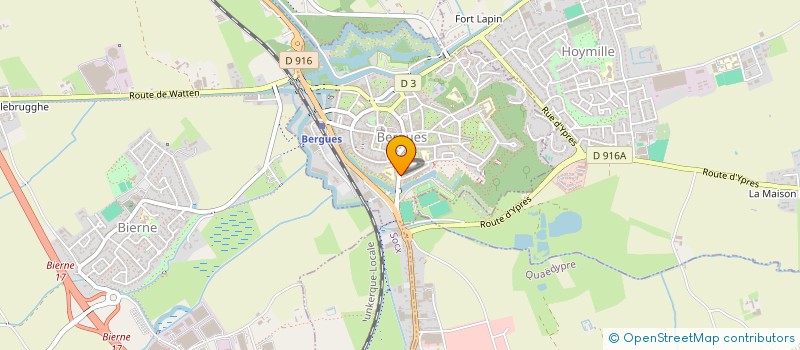 localisation de l'entreprise CORBERG  BERGUES