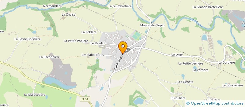 localisation de l'entreprise CORBET TERRES CUITES à SEVREMOINE