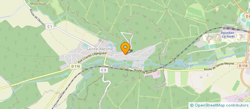 localisation de l'entreprise CORBEUSE SAINTE MESME FOOTBALL CLUB  SAINTE-MESME