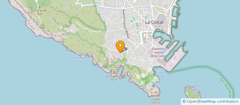 localisation de l'entreprise CORBI FABRA 730  LA CIOTAT