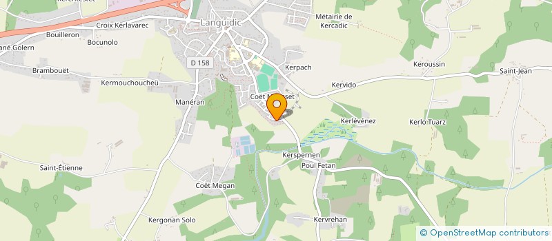 localisation de l'entreprise CORBI PASTA  LANGUIDIC