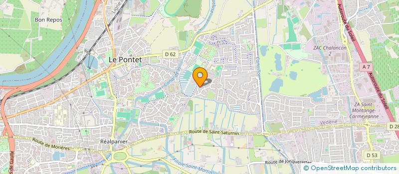 localisation de l'entreprise CORBIERE ET FILS  LE PONTET