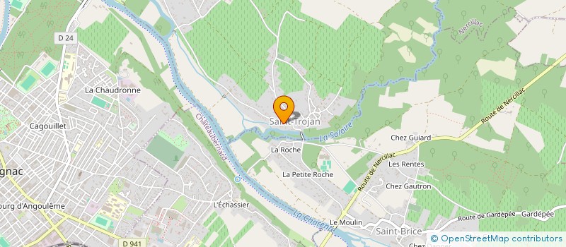 localisation de l'entreprise CORBIERES AGRI à BOUTIERS-SAINT-TROJAN