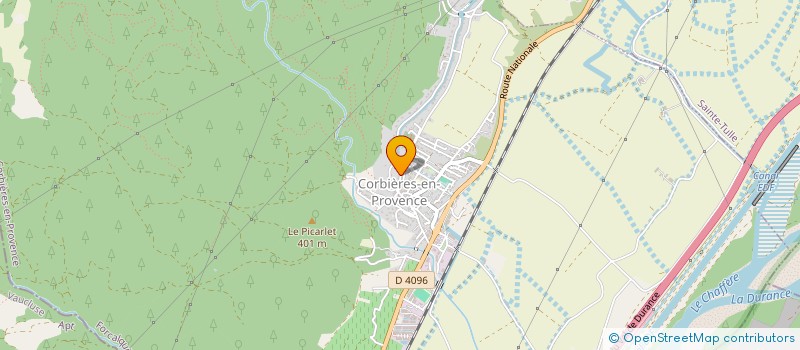 localisation de l'entreprise CORBIERES ARTS ET CULTURES  CORBIERES-EN-PROVENCE
