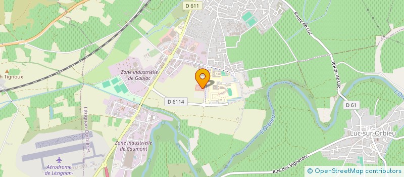 localisation de l'entreprise CORBIFOOD  LEZIGNAN-CORBIERES