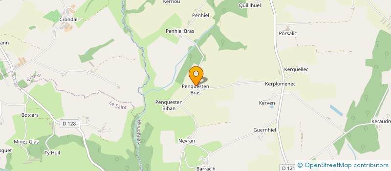 localisation de l'entreprise CORBIHAN COUVERTURE  LANGONNET