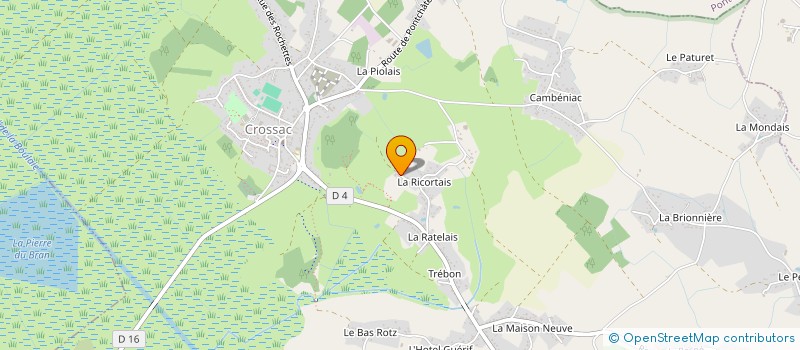 localisation de l'entreprise CORBILLE-MOULET  CROSSAC