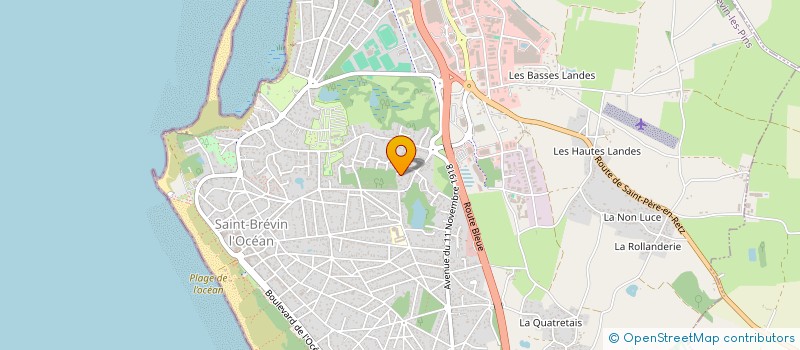 localisation de l'entreprise CORBIN à SAINT-BREVIN-LES-PINS