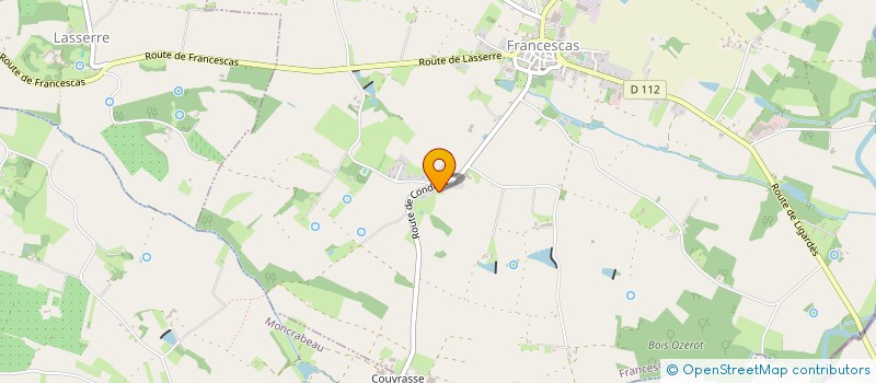 localisation de l'entreprise CORBIN AGRI SUD à FRANCESCAS