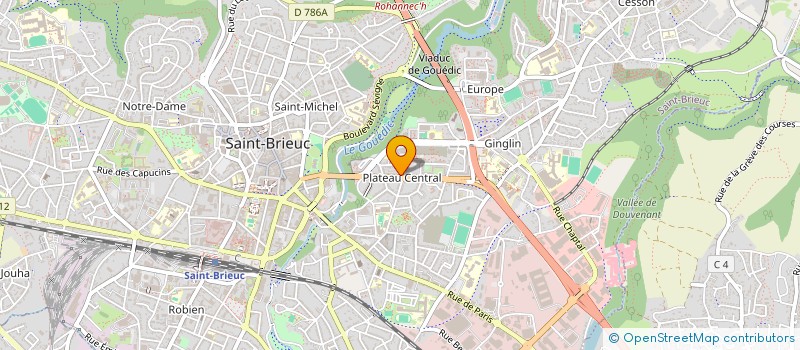 localisation de l'entreprise CORBIN FINANCE à SAINT-BRIEUC