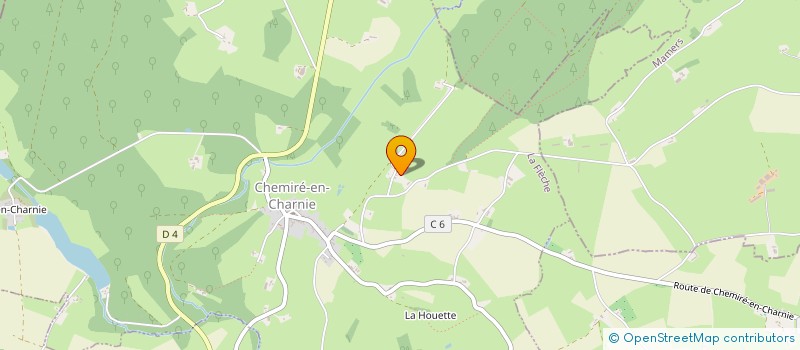 localisation de l'entreprise CORBINE  CHEMIRE EN CHARNIE