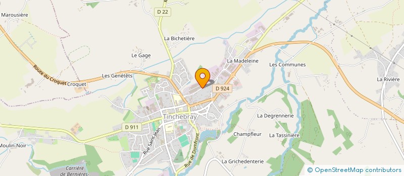 localisation de l'entreprise CORBRION SOLAIRE à TINCHEBRAY-BOCAGE