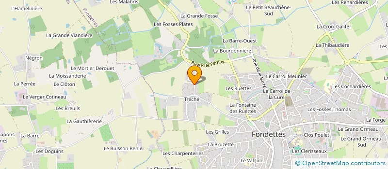 localisation de l'entreprise CORBUS à FONDETTES