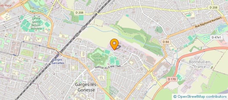 localisation de l'entreprise CORBUSIER  GARGES-LES-GONESSE