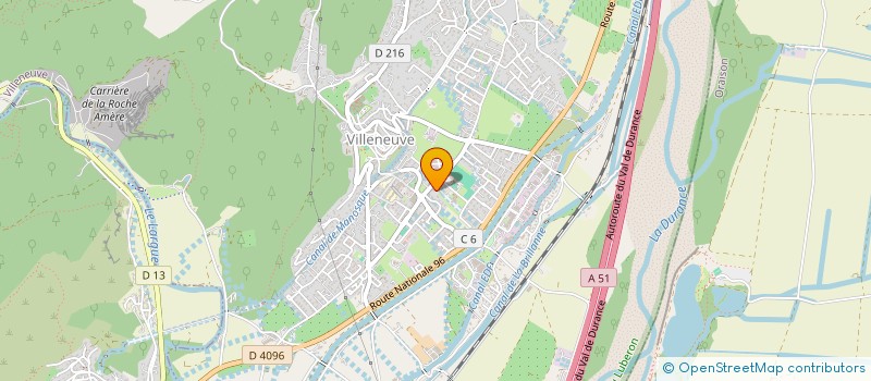 localisation de l'entreprise CORCIONE  VILLENEUVE