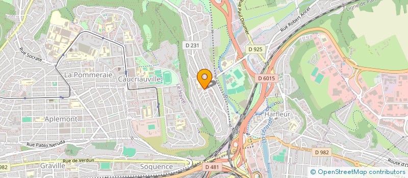 localisation de l'entreprise CORCOVADO  HARFLEUR