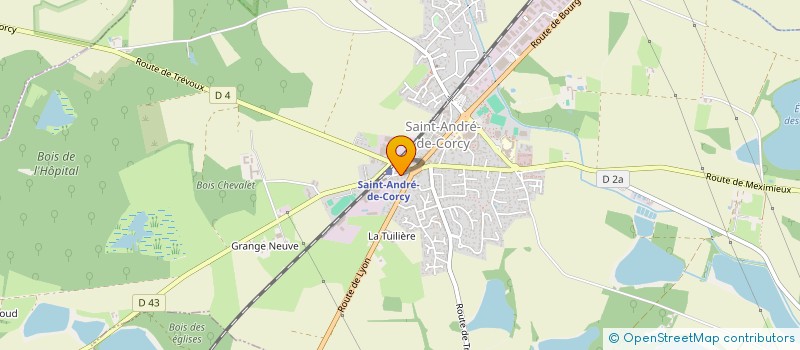 localisation de l'entreprise CORCY LIVRAISONS  SAINT-ANDRE-DE-CORCY