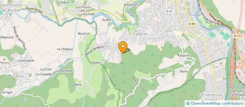 localisation de l'entreprise CORDA CONSULTING à FOIX