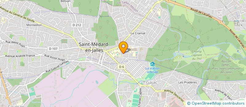 localisation de l'entreprise CORDAGEEXPRESS33  SAINT-MEDARD-EN-JALLES