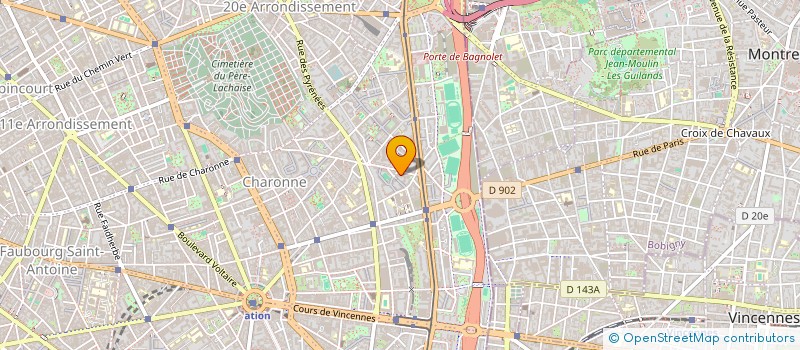 localisation de l'entreprise CORDAGES EXPRESS  PARIS