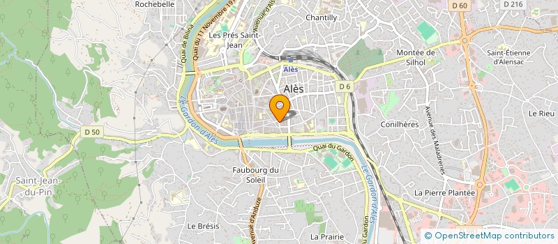 localisation de l'entreprise CORDAN  ALES