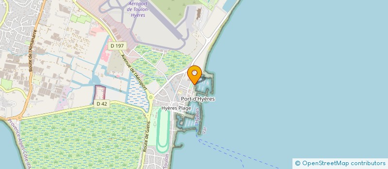 localisation de l'entreprise CORDAN à HYERES