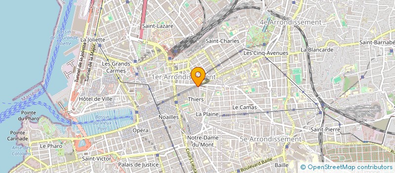 localisation de l'entreprise CORDANA à MARSEILLE 1ER ARRONDISSEMENT