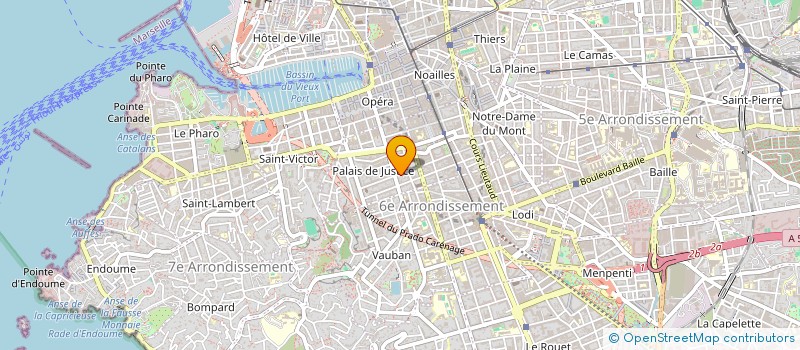 localisation de l'entreprise CORDANI DELLA VOLPE à MARSEILLE
