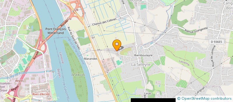 localisation de l'entreprise CORDAT  LATRESNE